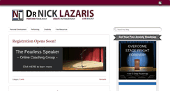 Desktop Screenshot of drnicklazaris.com